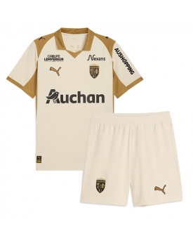 RC Lens Maglia Gara Terza Repliche 2025-26 Bambino Maniche Corte